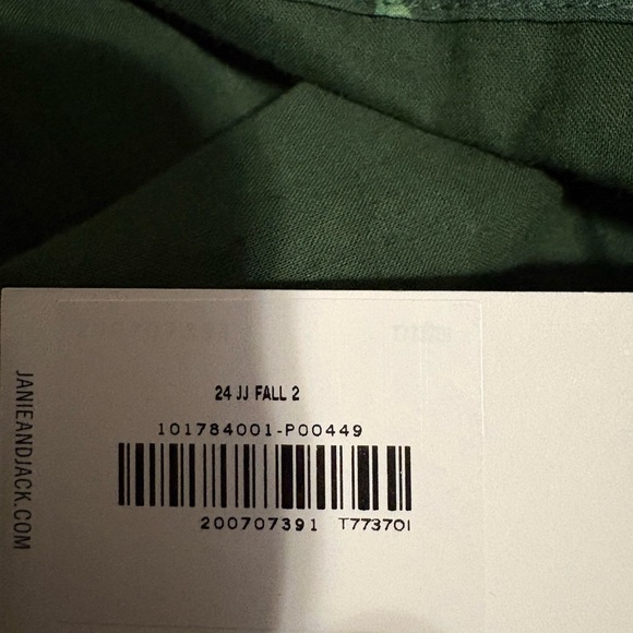 Janie and Jack Green formal Floral Dress new with tags size 8 - Picture 3 of 4